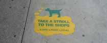 Love Living Local stencil